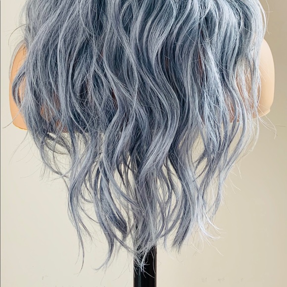 “Put On & Go” 24” Ombre Blue Premium Fiber Wig that is Curl/Flat Iron Safe - Picture 14 of 14